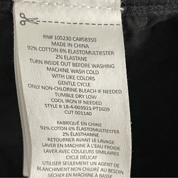 CURRENT/ELLIOTT High Waist Stiletto Vineland Star Black Skinny Jeans Size 28 - Picture 11 of 14